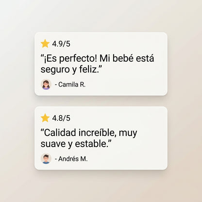 Tectlix BabyShield - Seguridad 360º para que tu bebé se siente solo, sin riesgo de caídas.
